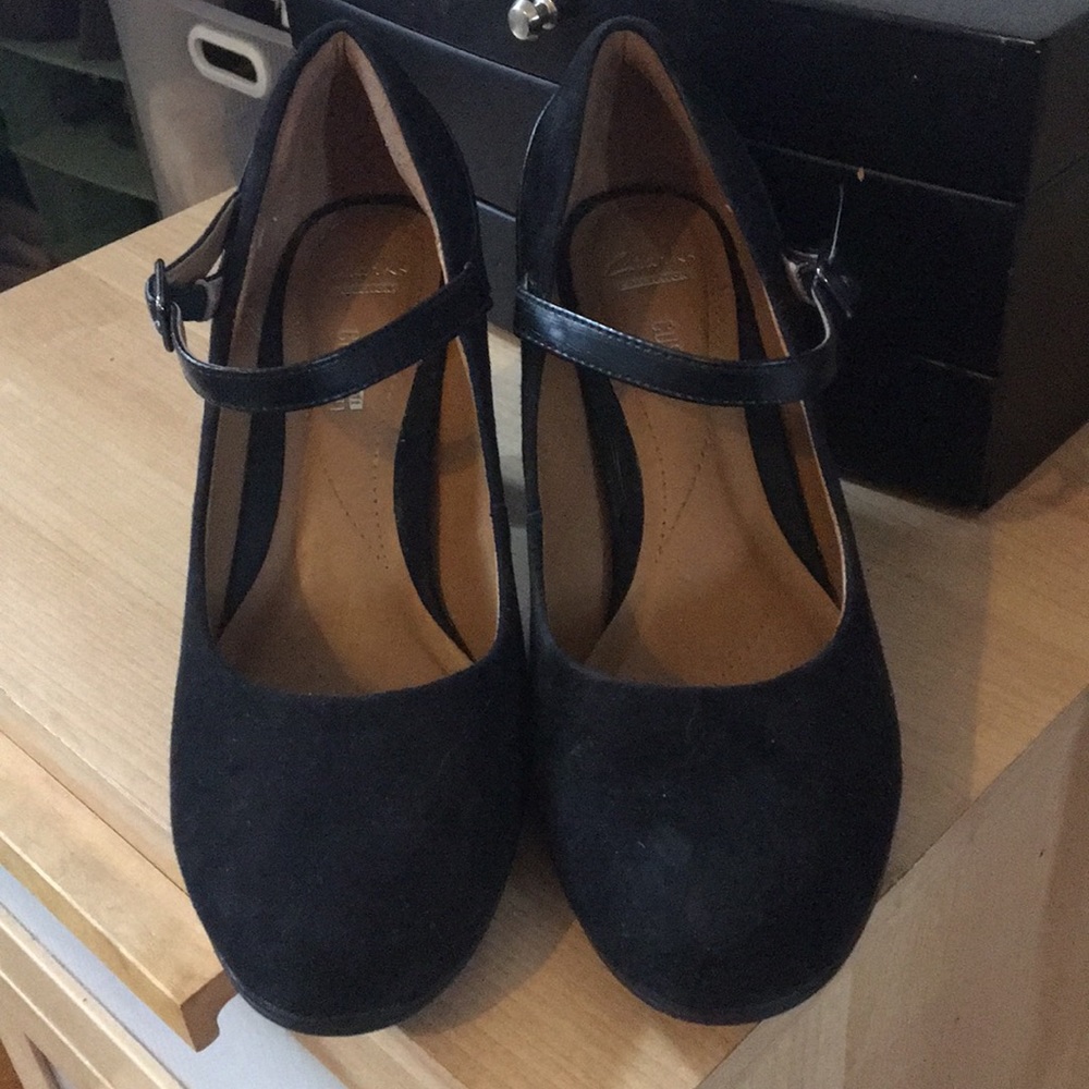 Clark’s Bavette Cathy Mary Jane Block Heel